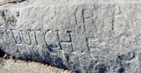 Dutch, Joe, RAES. Chicago lakefront stone carvings, between 45th Street and Hyde Park Blvd. 2018