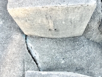 Dar + Rog. Chicago lakefront stone carvings, between 45th Street and Hyde Park Blvd. 2023 Dar + Rog. Chicago lakefront stone carvings, between 45th Street and Hyde Park Blvd. 2023