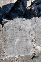 Slom, JP. Chicago lakefront stone carvings, between 45th Street and Hyde Park Blvd. 2020