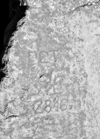 5-28 '46, Dot & SRL, detail. Chicago lakefront stone carvings, between 45th Street and Hyde Park Blvd. 2018 5-28 '46, Dot & SRL, detail. Chicago lakefront stone carvings, between 45th Street and Hyde Park Blvd. 2018