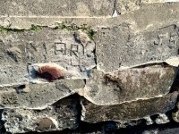 Mary, near Bud + Art and others. Chicago lakefront stone carvings, between 45th Street and Hyde Park Blvd. 2023