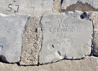 1939, Joe, Ted, Leonard, Abe, Boyda. Diane 1981. Chicago lakefront stone carvings, between 45th Street and Hyde Park Blvd. 2018 1939, Joe, Ted, Leonard, Abe, Boyda. Diane 1981. Chicago lakefront stone carvings, between 45th Street and Hyde Park Blvd. 2018