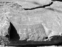 Lisa, Sofia, Eli, E, Sofia & Eli have worn off.  Chicago lakefront stone carvings, between 45th Street and Hyde Park Blvd. 2018