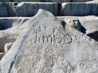 Jimbo. Chicago lakefront stone carvings, between 45th Street and Hyde Park Blvd. 2018