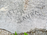 Lem N Laura. Chicago lakefront stone carvings, between 45th Street and Hyde Park Blvd. 2019 Lem N Laura. Chicago lakefront stone carvings, between 45th Street and Hyde Park Blvd. 2019
