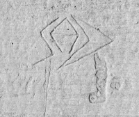 SAD, Pranur, '81', Davy, other writing, detail. Chicago lakefront stone carvings, between 45th Street and Hyde Park Blvd. 2018 SAD, Pranur, '81', Davy, other writing, detail. Chicago lakefront stone carvings, between 45th Street and Hyde Park Blvd. 2018