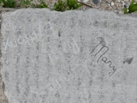 Mary, Jennife, Raul, Brittony. Chicago lakefront stone carvings, between 45th Street and Hyde Park Blvd. 2019