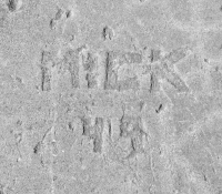 1949, Mick, detail. Chicago lakefront stone carvings, between 45th Street and Hyde Park Blvd. 2018