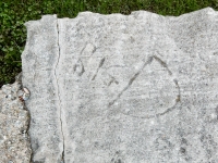 Bid D, detail. Chicago lakefront stone carvings, between 45th Street and Hyde Park Blvd. 2019