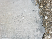 Eddie, Tony. Chicago lakefront stone carvings, between 45th Street and Hyde Park Blvd. 2019