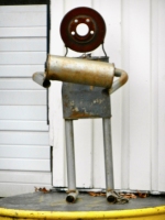 Muffler person at Muffler Man, Muskegon, Michigan