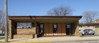 Come & be blessed by this Mid-Century Modern building, Come & Be Blessed Cuts Barber Shop, Columbia Avenue, Hammond, Indiana