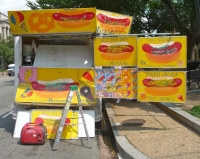 Street Food Vendor sign art, National Mall, Washington D.C.