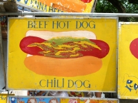 Street Food Vendor sign art, National Mall, Washington D.C.