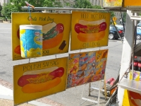 Street Food Vendor sign art, National Mall, Washington D.C.