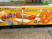 Polish sausage, Street Food Vendor sign art, National Mall, Washington D.C.