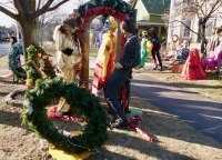 Wild fashion nativity scene, Chicago