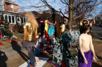 Wild fashion nativity scene, Chicago