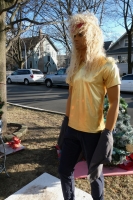 Wild fashion nativity scene, Chicago