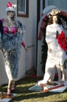 Wild fashion nativity scene, Chicago