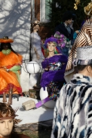 Wild fashion nativity scene, Chicago