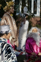 Wild fashion nativity scene, Chicago