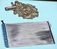 Nineveh Auto Parts, Clark Street near Granville-Roadside Art