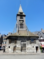 Old clock tower in Honfleur