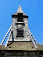 Old clock tower in Honfleur