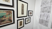 Madge Gills and Roman Visslavskis at Galerie Pol Lemetais