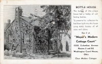 Bottle House, Washington Court House, Ohio, postcard Bottle House, Washington Court House, Ohio, postcard