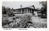 The Paper House, Pigeon Cove, Mass., postcard