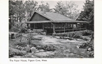 The Paper House, Pigeon Cove, Mass., postcard