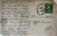 Stump House, Eureka, California, postcard-verso Stump House, Eureka, California, postcard-verso