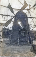 Windmill at the state orange show, California , postcard