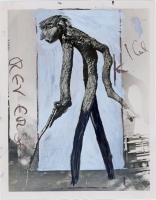 Tree creature found near Big Bear Lake, California, press photo Tree creature found near Big Bear Lake, California, press photo