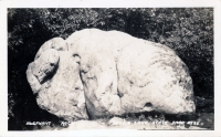 Elephant Rock, Devil's Lake State Park, Wisconsin, postcard Elephant Rock, Devil's Lake State Park, Wisconsin, postcard