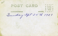Lady Magdalene face, Magdalena, New Mexico, postcard-verso Lady Magdalene face, Magdalena, New Mexico, postcard-verso