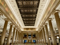 Banking floor at the old Continental Bank building on LaSalle Street, Graham, Anderson, Probst & White, 1924