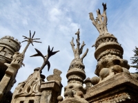 Towers, Le Palais Idéal du Facteur Cheval, Hauterives, France Towers, Le Palais Idéal du Facteur Cheval, Hauterives, France