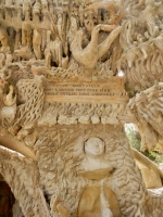 Sign, Le Palais Idéal du Facteur Cheval, Hauterives, France Sign, Le Palais Idéal du Facteur Cheval, Hauterives, France
