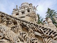 Castle base, Le Palais Idéal du Facteur Cheval, Hauterives, France