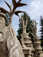 Organic towers,, Le Palais Idéal du Facteur Cheval, Hauterives, France