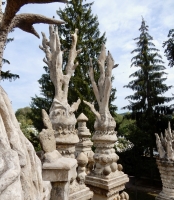Organic towers, Le Palais Idéal du Facteur Cheval, Hauterives, France