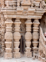 Pillars, Le Palais Idéal du Facteur Cheval, Hauterives, France Pillars, Le Palais Idéal du Facteur Cheval, Hauterives, France