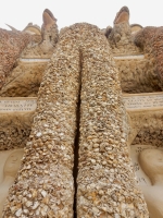 Figure from below, Le Palais Idéal du Facteur Cheval, Hauterives, France