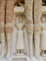 Female figures, Le Palais Idéal du Facteur Cheval, Hauterives, France Female figures, Le Palais Idéal du Facteur Cheval, Hauterives, France