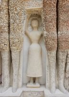 Female figure, Le Palais Idéal du Facteur Cheval, Hauterives, France