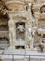 Figure, face and critters, Le Palais Idéal du Facteur Cheval, Hauterives, France Figure, face and critters, Le Palais Idéal du Facteur Cheval, Hauterives, France