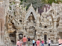 Visitors at Le Palais Idéal du Facteur Cheval, Hauterives, France